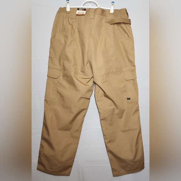5.11 Taclite Pro Pants 36x30 Relaxed Fit Khaki Cargo Teflon - Picture 15 of 15